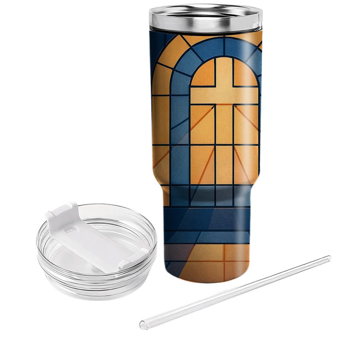 Sanctuary Window Dawn custom tumblers