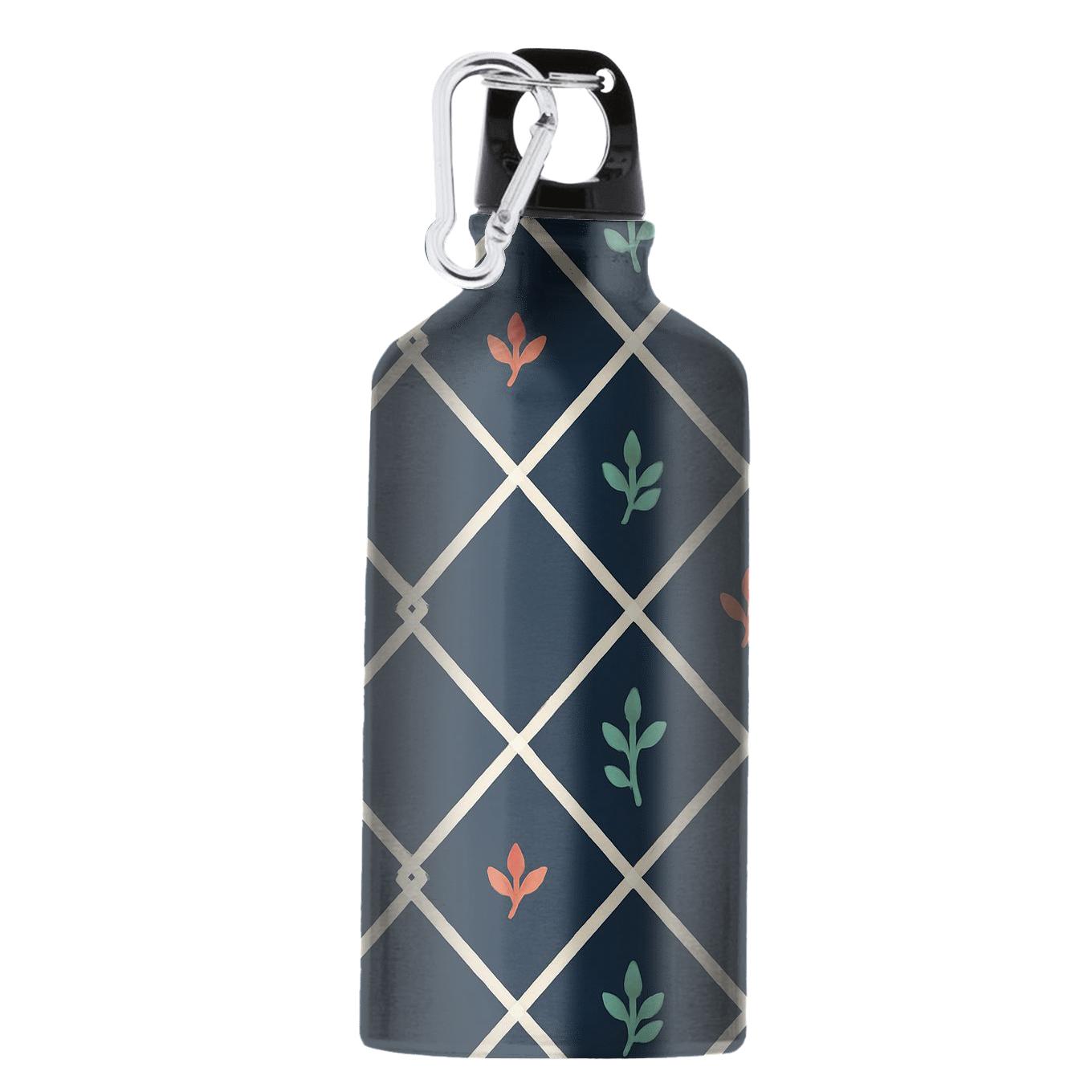 Interlocking Kite Lattice With Sprig Motifs personalized sports bottles
