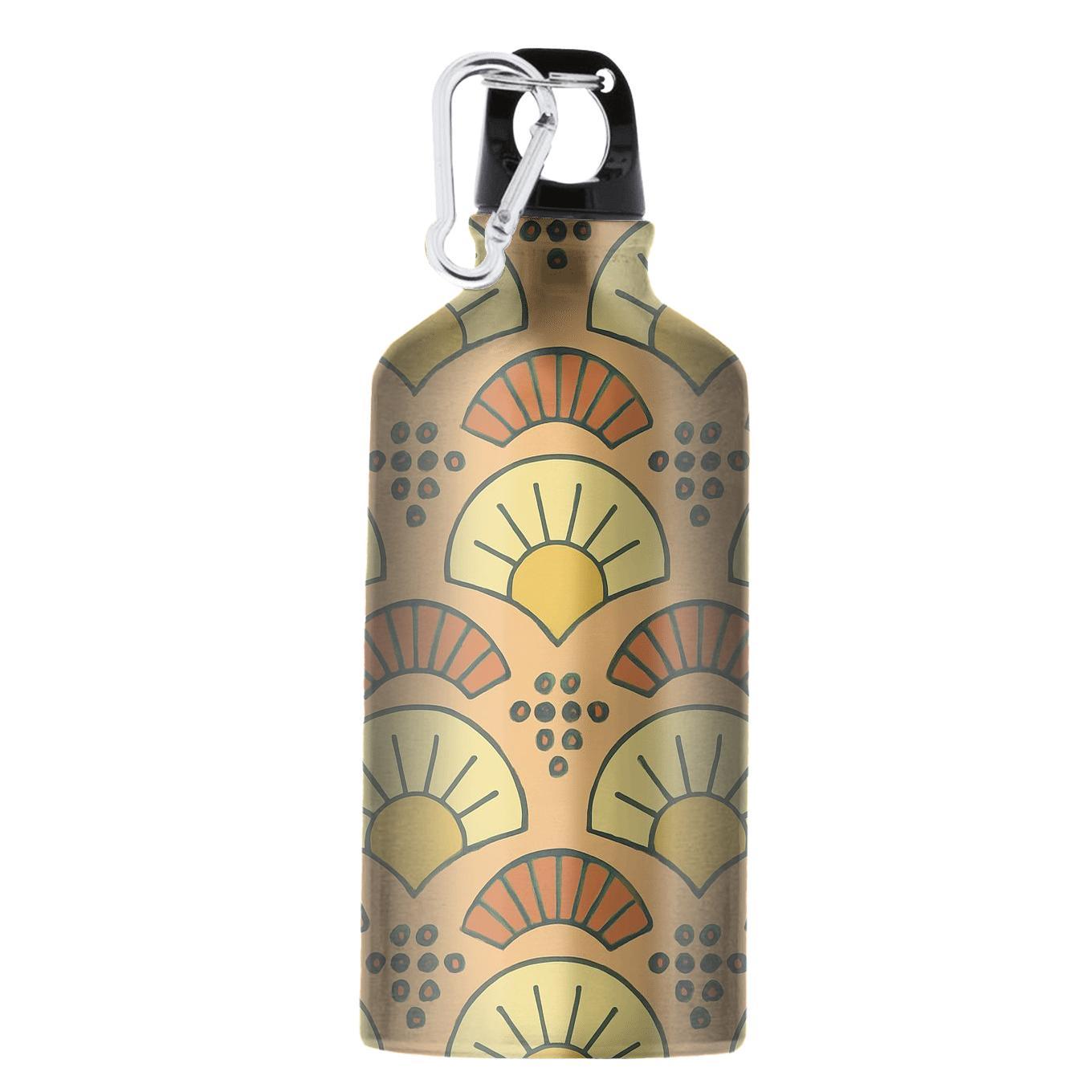 Sunrise Fan Arcs With Pebble Dots premium sports bottles