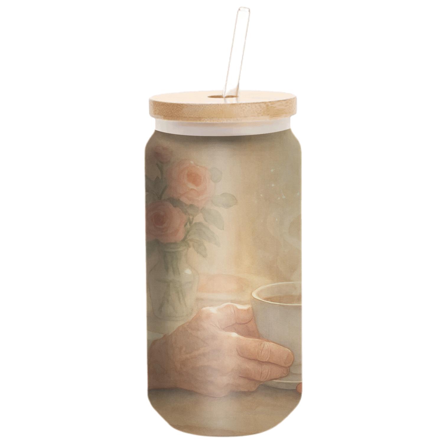 The Warm Cup Of Time A Mothers Comfort Steeping Forever premium crystal drinkware