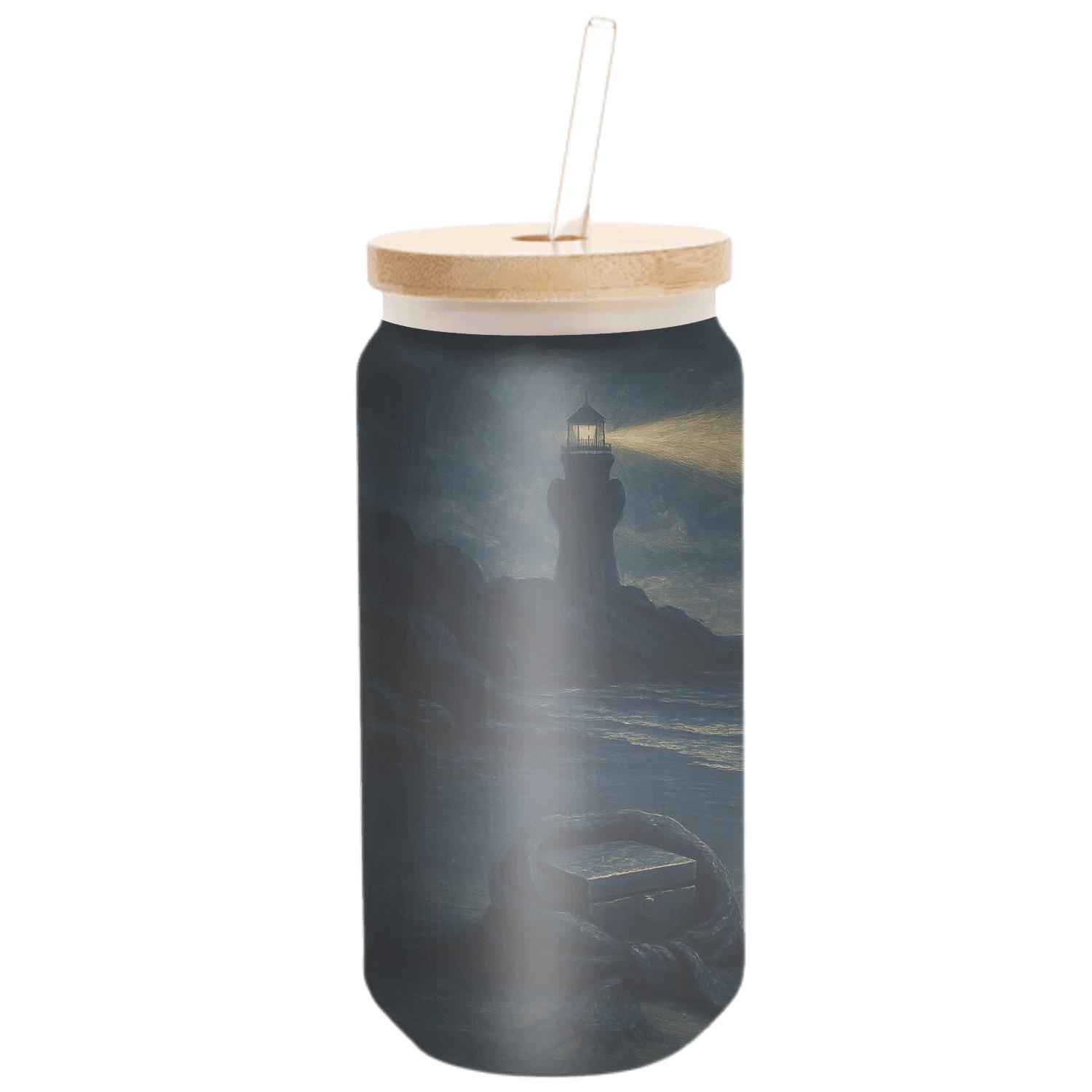 Lighthouse Heart A Mothers Guidance Across Every Shoreline artisan blown glass drinkware