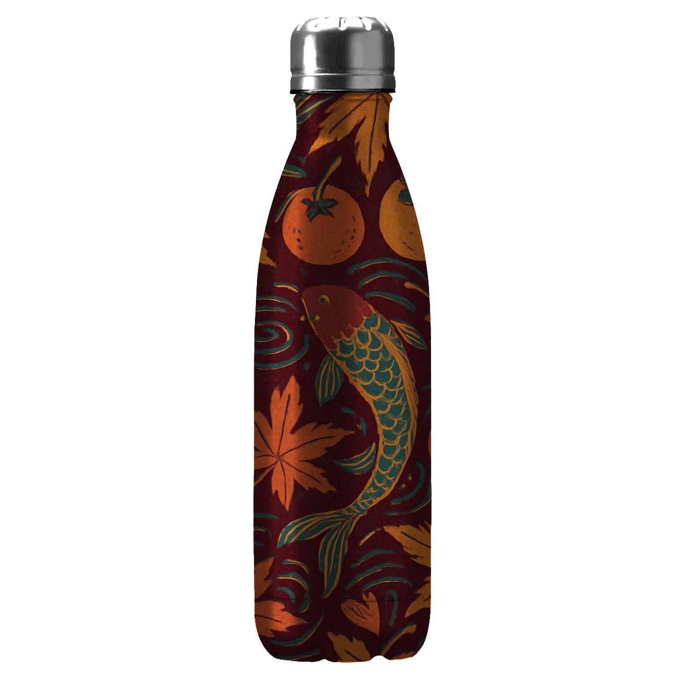 Autumn Koi Harvest Tapestry travel water bottles