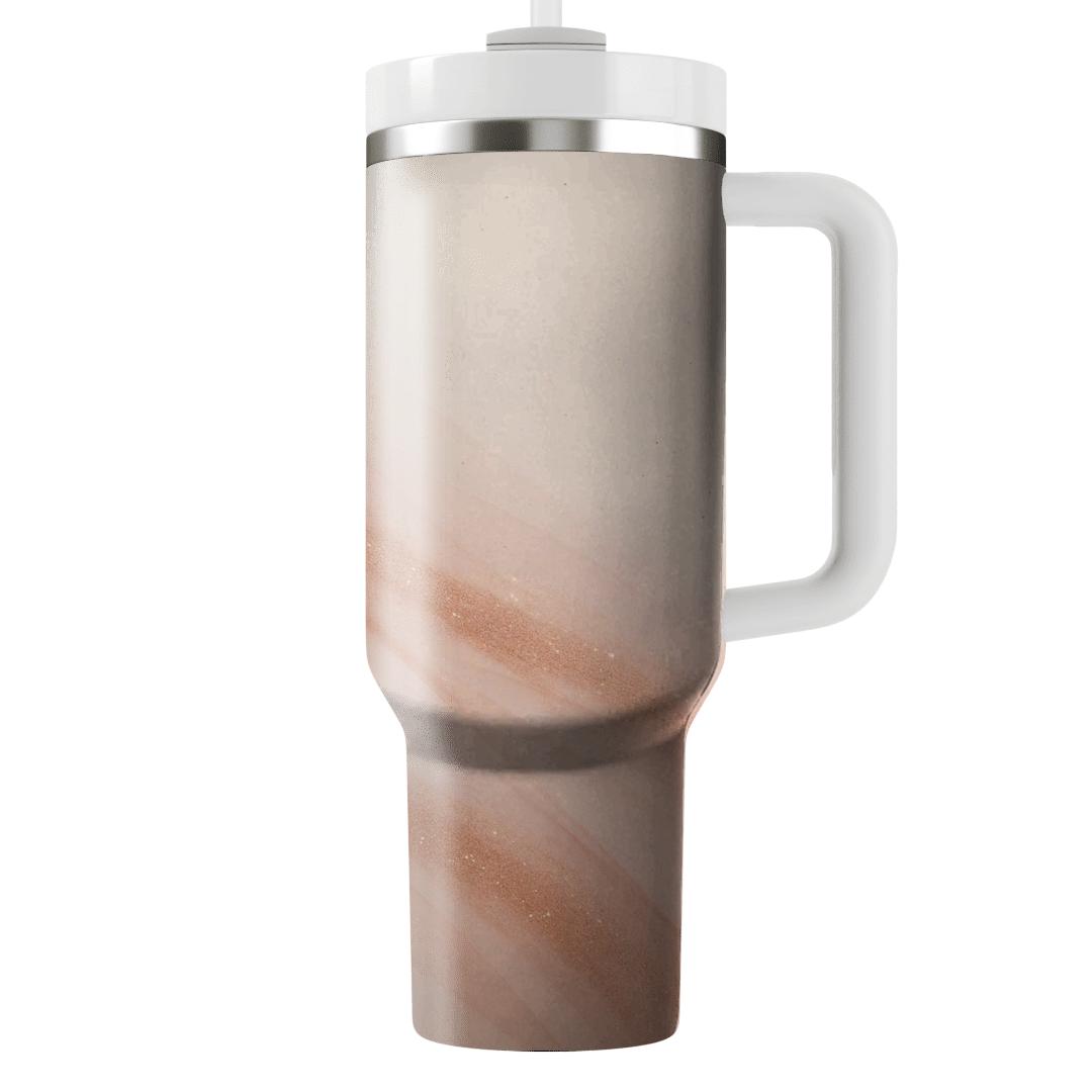 Rose Gold Aurora Glitter Veil insulated tumblers