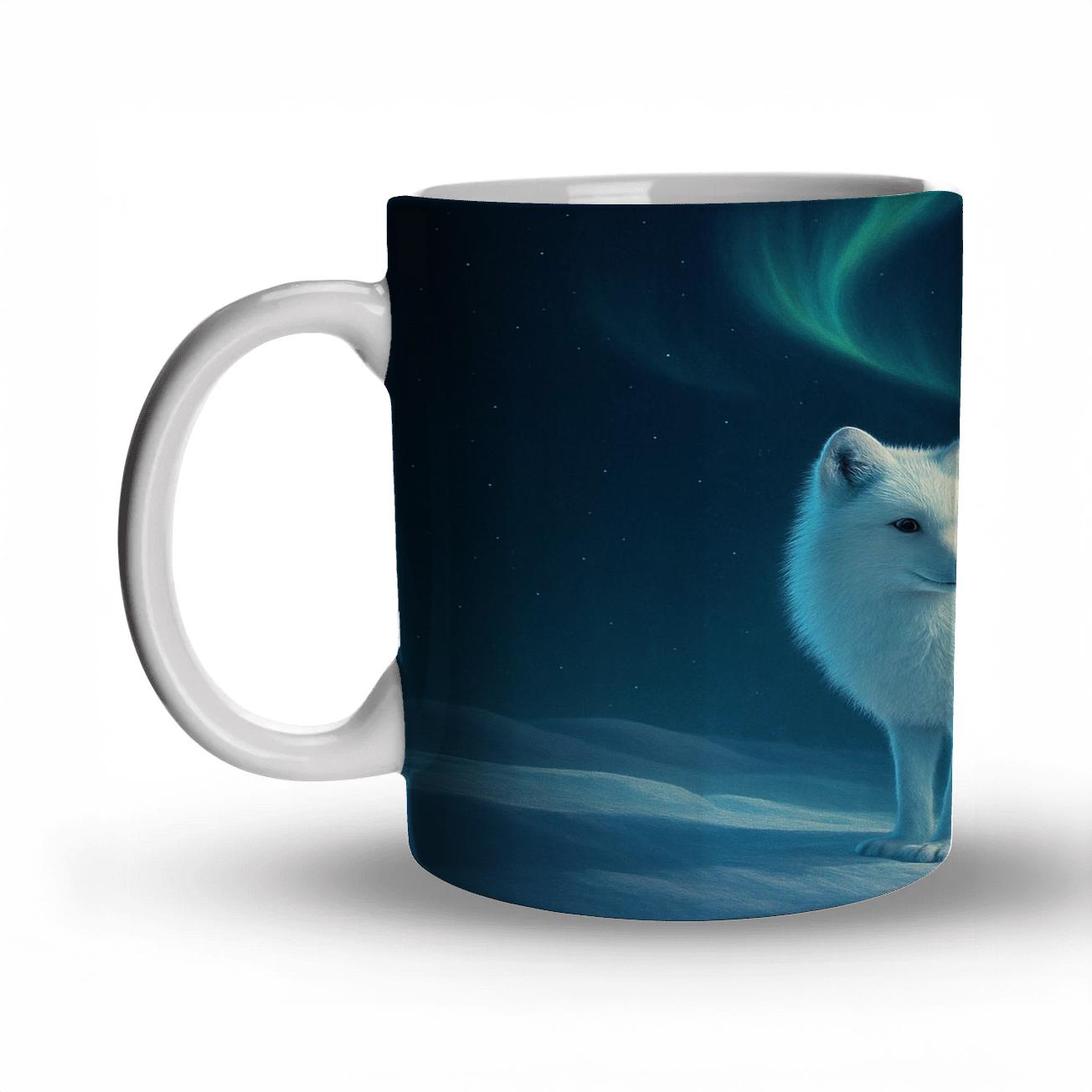 Aurora Arctic Fox Mirage insulated thermal mugs