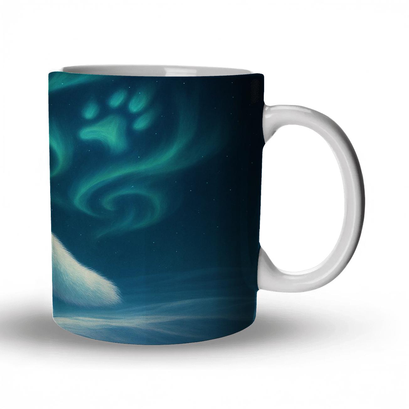 Aurora Arctic Fox Mirage insulated thermal mugs