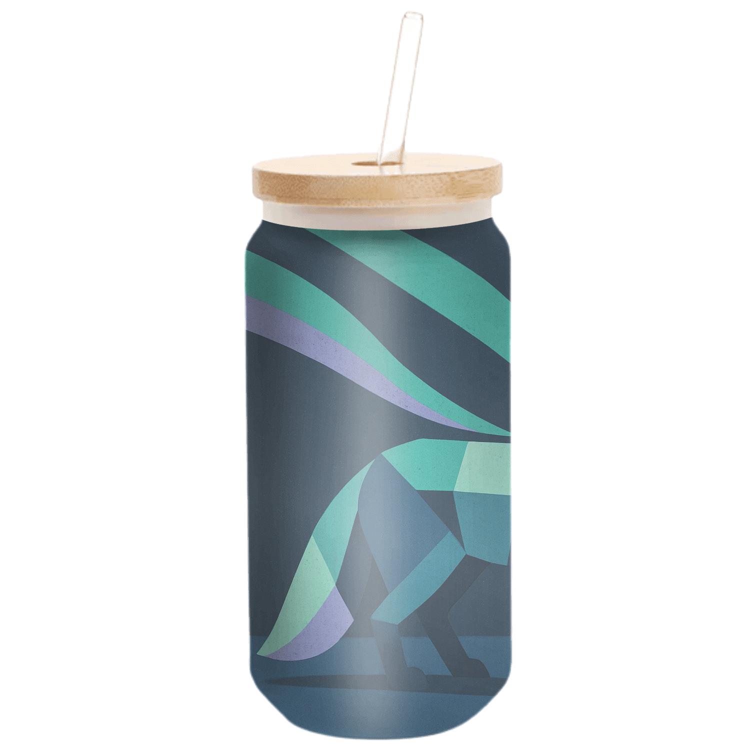 Arctic Fox Aurora Patchwork glassware drinkware