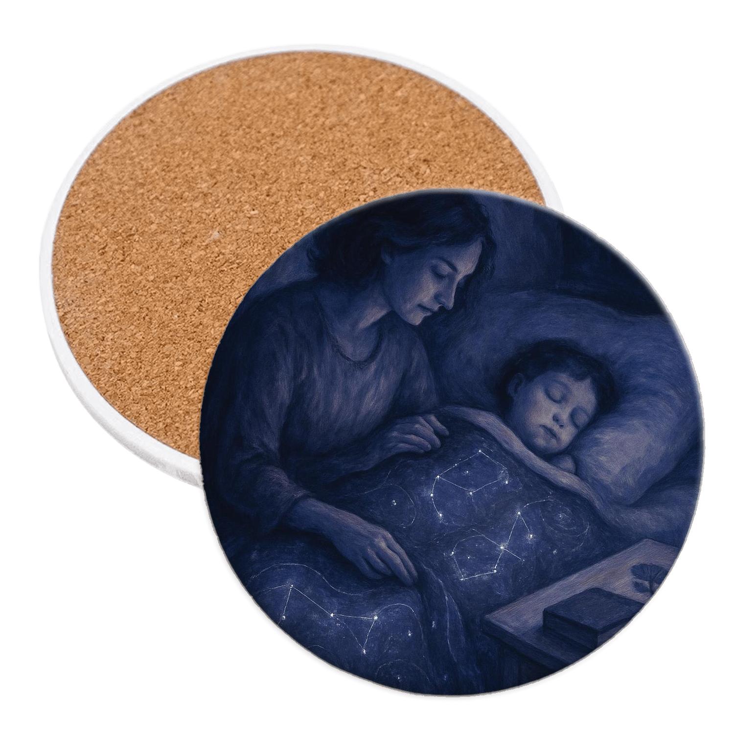 The Quilt Of Constellations A Mothers Love Stitched Into The Night stone coaster collections