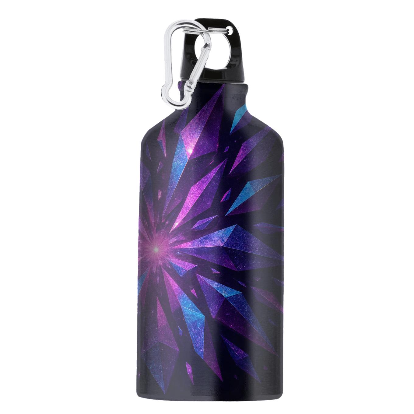 Electric Amethyst Prism Confetti personalized sports bottles