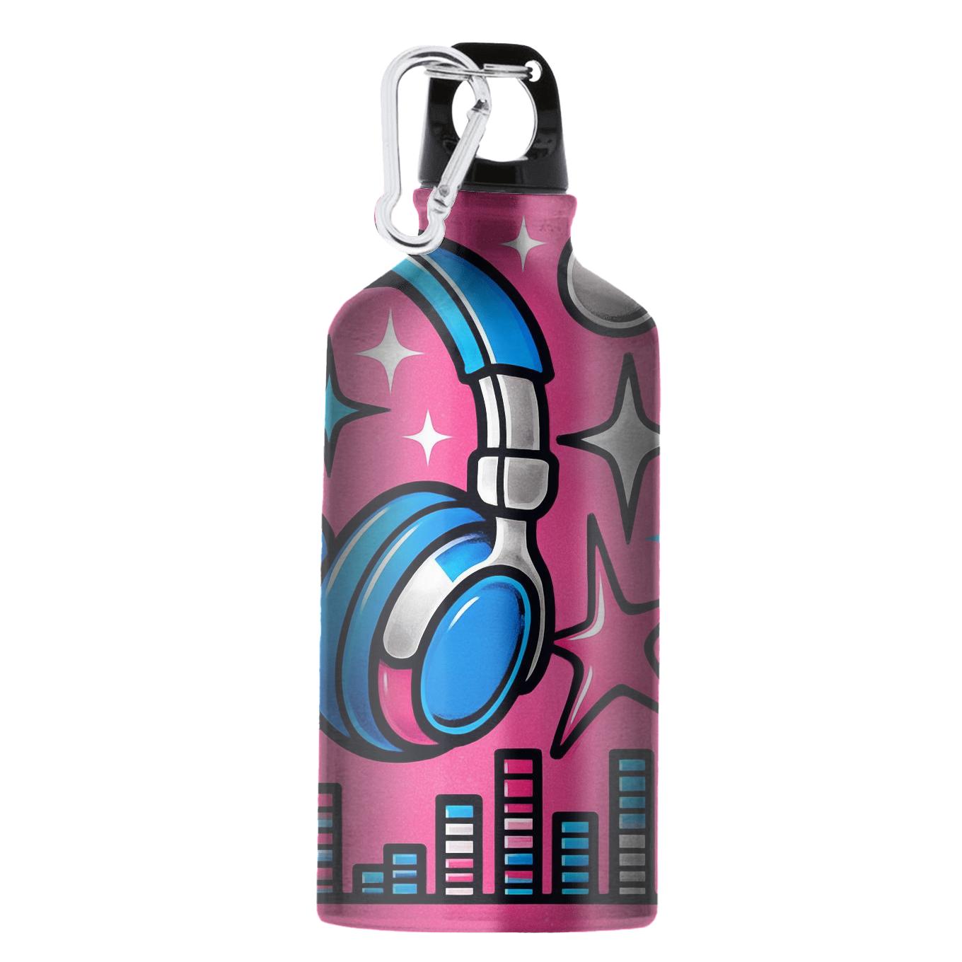 Y2K Starburst Headphones Collage sports bottles with lids