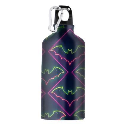 Neon Horror Carnival Bat Mirror Tiles custom sports bottles