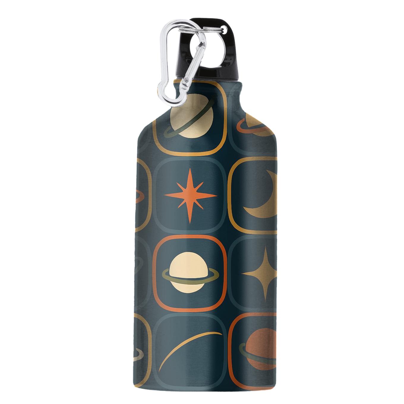 Groovy Planetarium Tile Grid athletic sports bottles