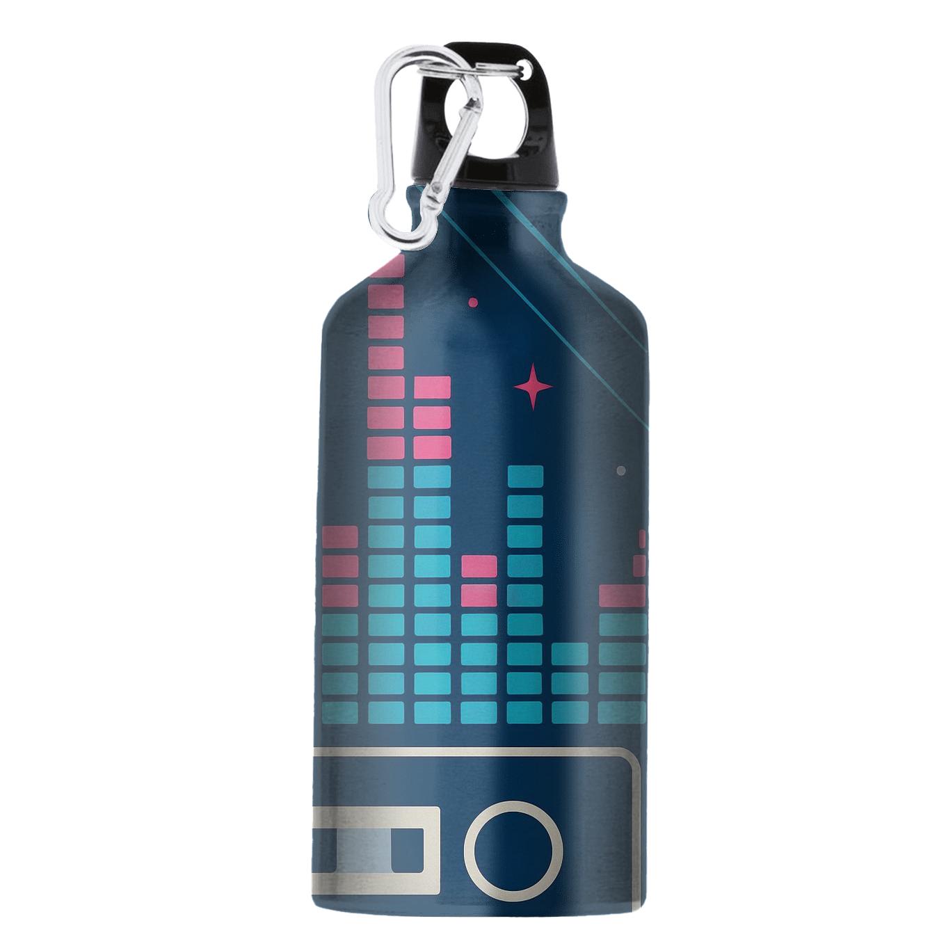Cassette Deck Equalizer Skyline personalized sports bottles