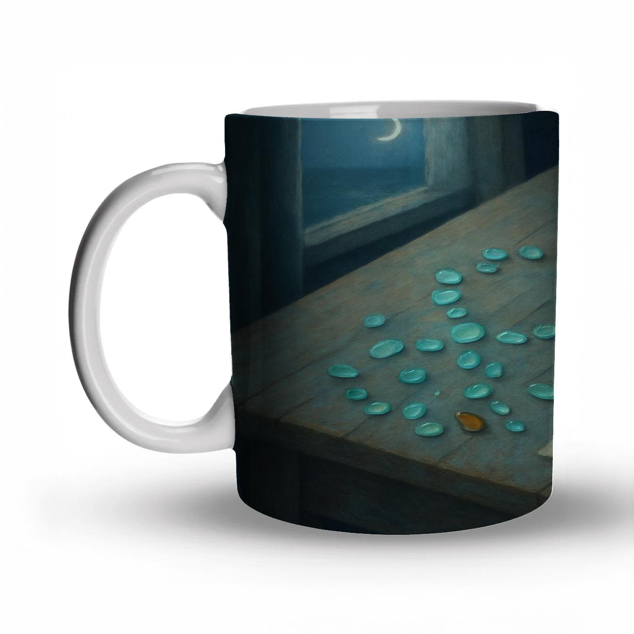 Sea Glass Constellation Of Her Patience personalized mugs