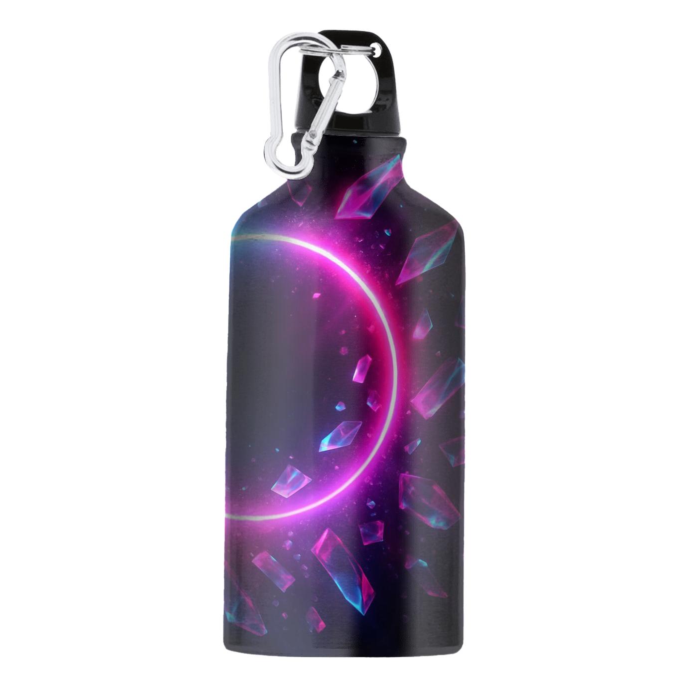 Neon Crystal Confetti Halo athletic sports bottles