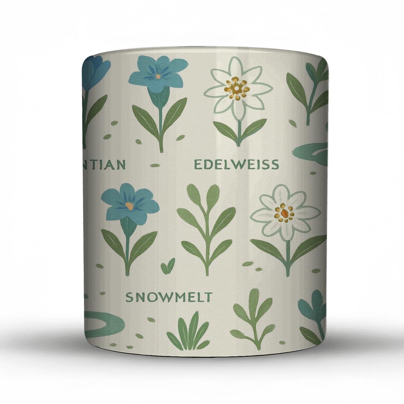 Vernal Alpine Wildflower Survey personalized mugs