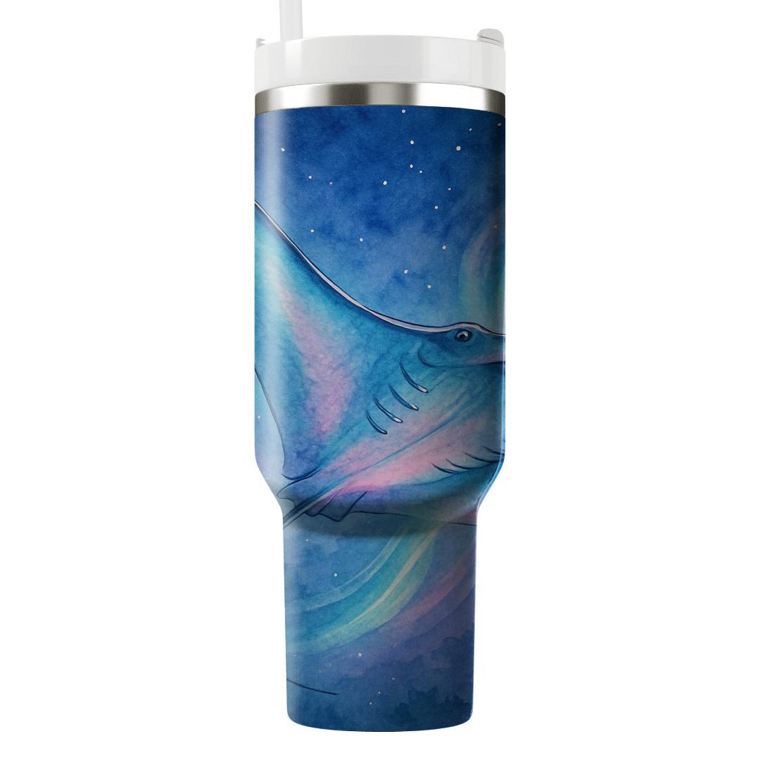 Aurora Reef Manta Ray Ballet insulated tumblers