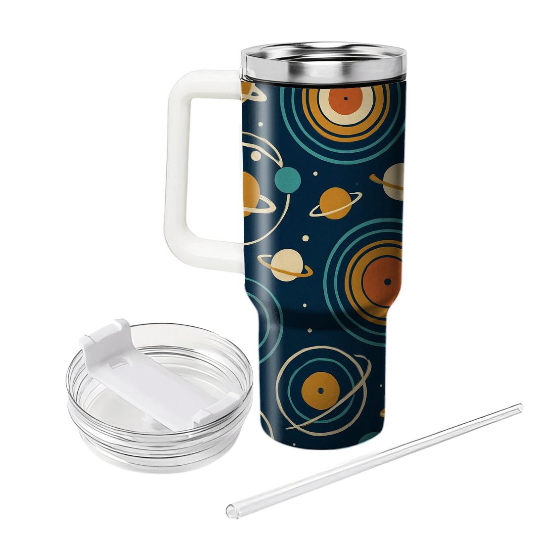 Cosmic Vinyl Orbit Lines unique tumblers