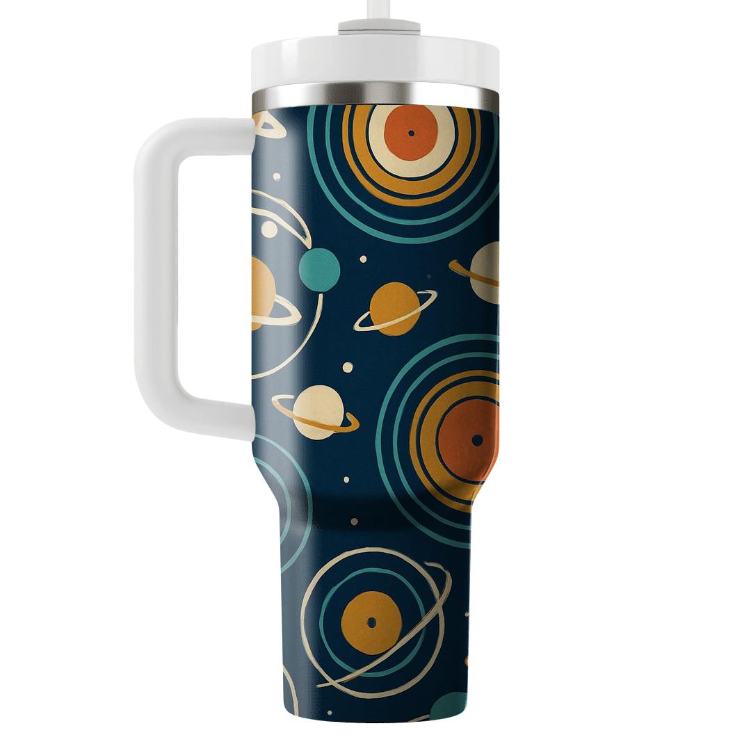 Cosmic Vinyl Orbit Lines unique tumblers