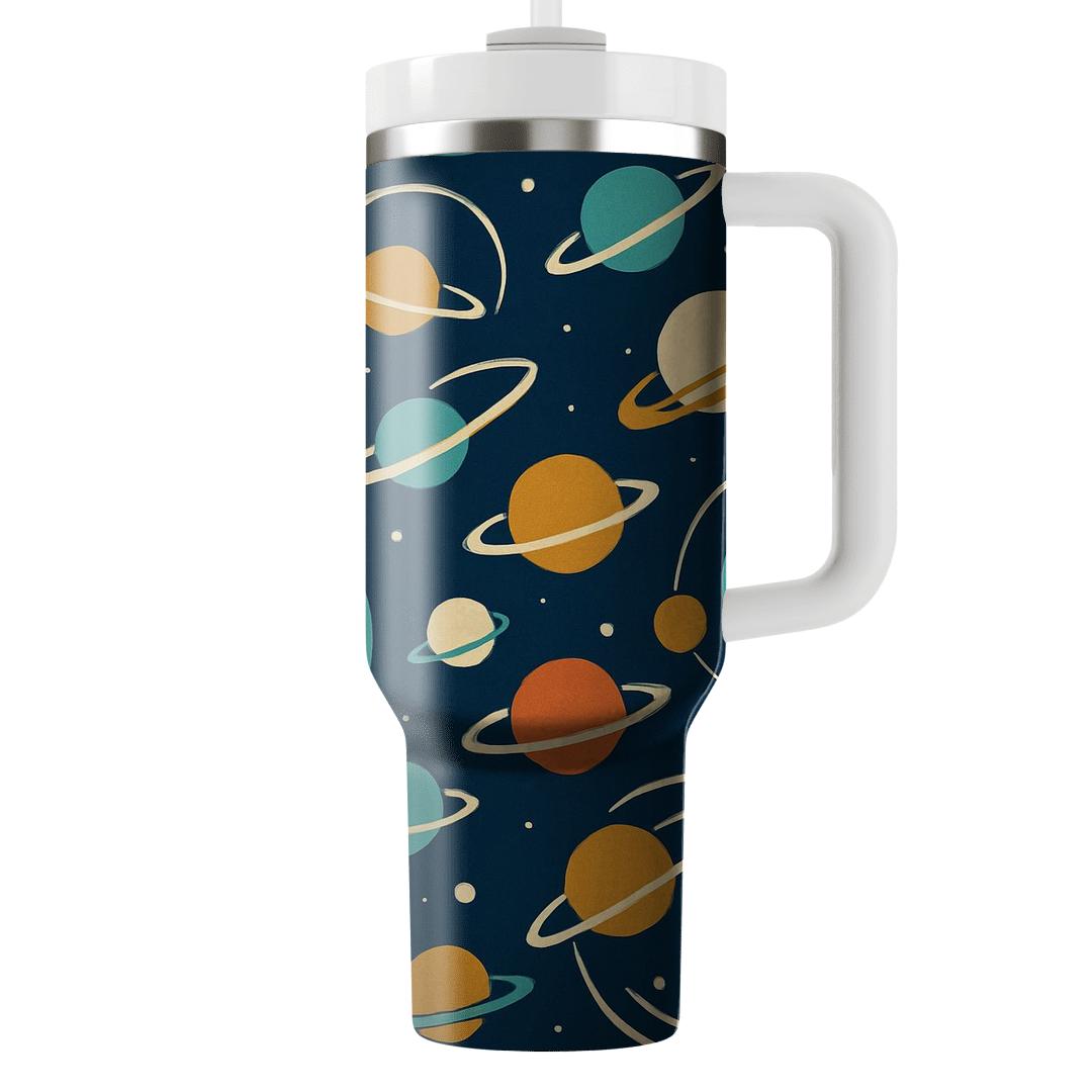 Cosmic Vinyl Orbit Lines unique tumblers