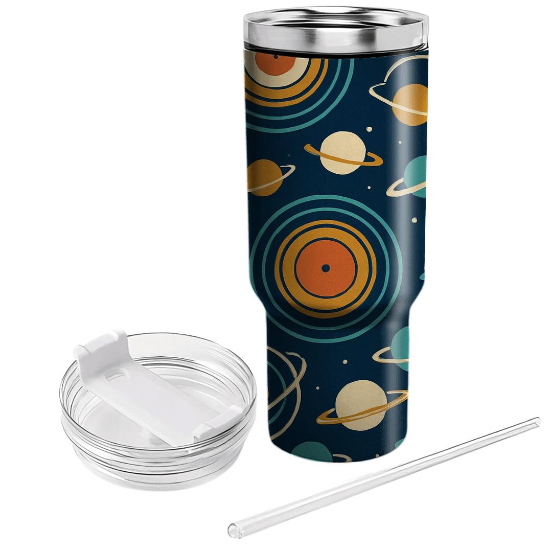 Cosmic Vinyl Orbit Lines unique tumblers