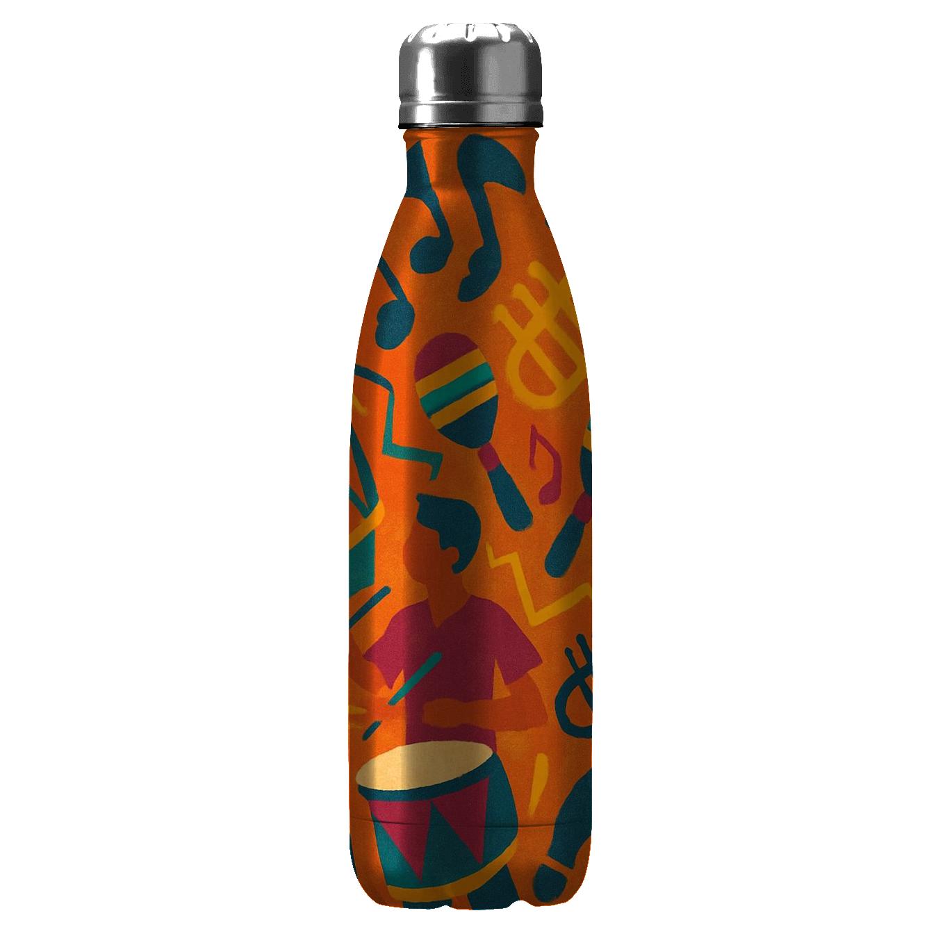 Afrobeat Street Parade Pattern insulated water bottles