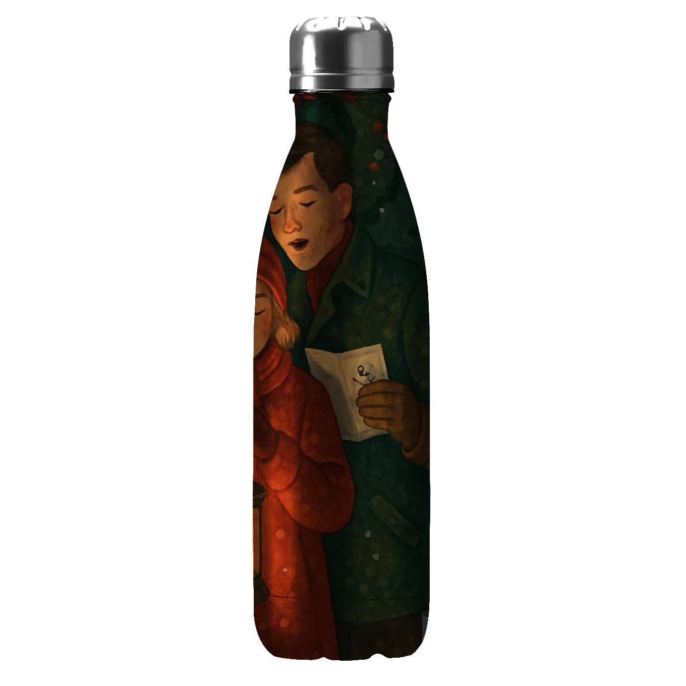 Holly Lantern Reunion water bottles with lids
