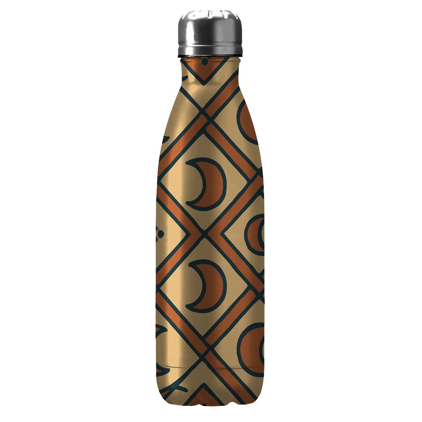 Desert Lattice Crescent Motif water bottles for gifts