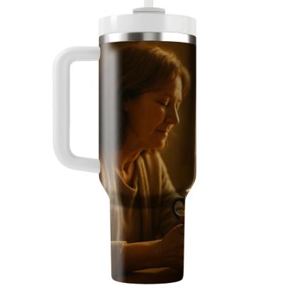 The Cup Of Quiet Dawn A Mother Holding The World Together unique tumblers