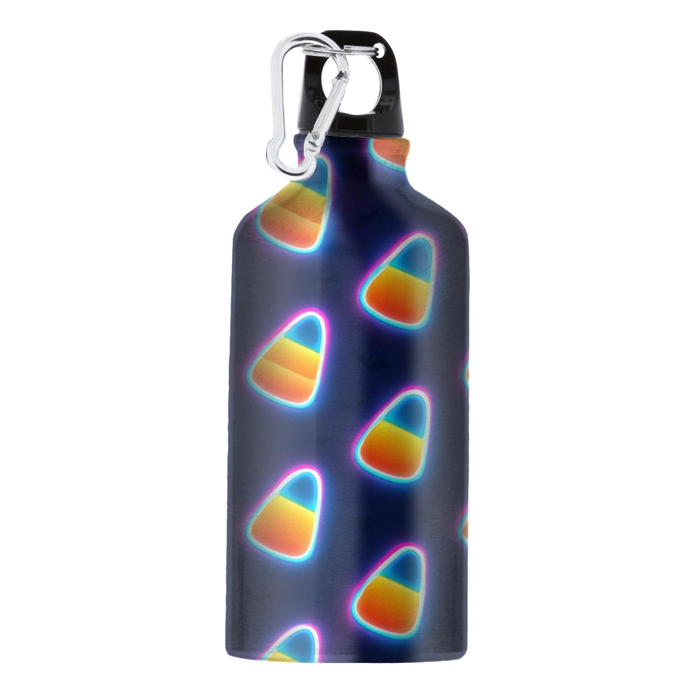 Neon Horror Carnival Candy Corn Diagonal Arrays athletic sports bottles