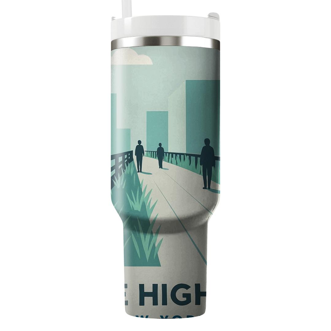 The High Line New York City United States tumblers for gifts