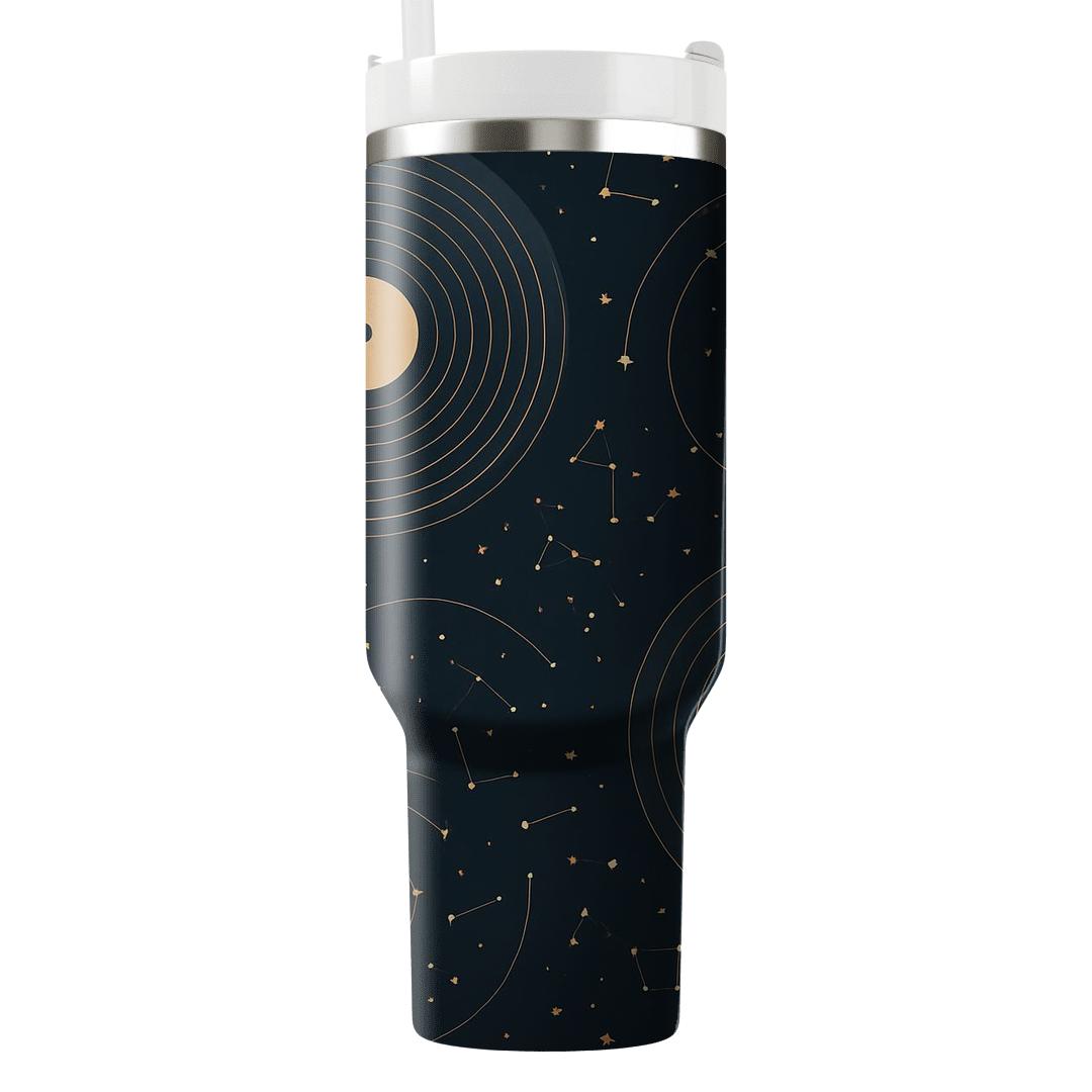 Stargazer Vinyl Spirals insulated tumblers