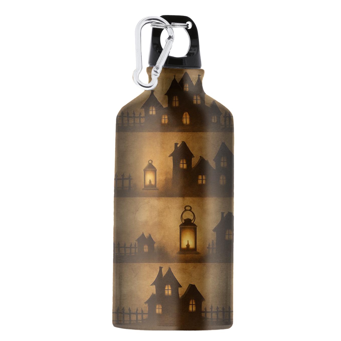 Sepia Haunted Horizon Bands With Lantern Clusters insulated sports bottles