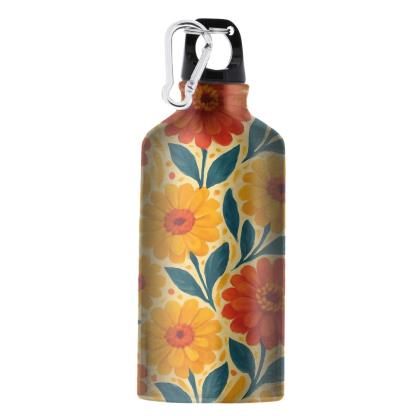 Solar Zinnia Radiance personalized sports bottles