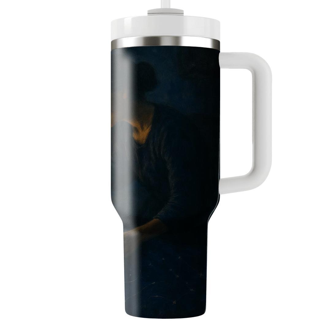 The Constellation Quilt A Mothers Love Stitched Into Night custom tumblers