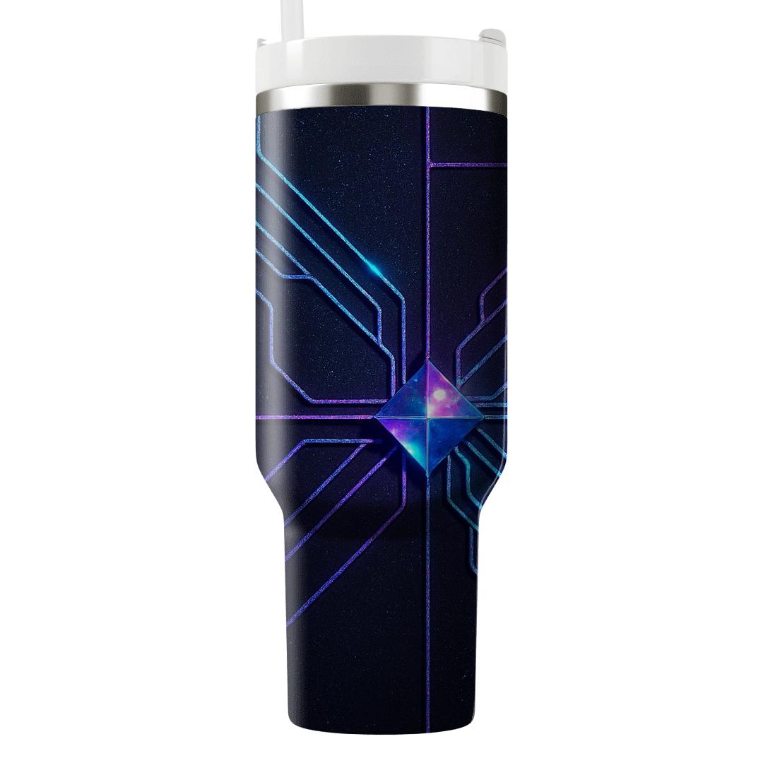 Neon Prism Glitter Circuit tumblers for gifts