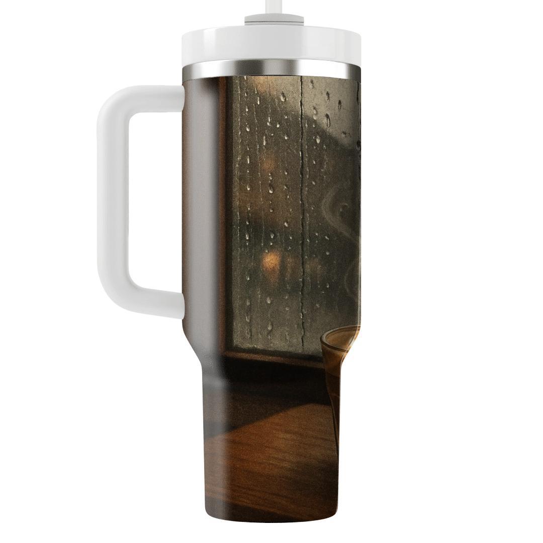 Cortado Window Rain Study travel tumblers