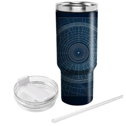 Midnight Rave Blueprint custom tumblers