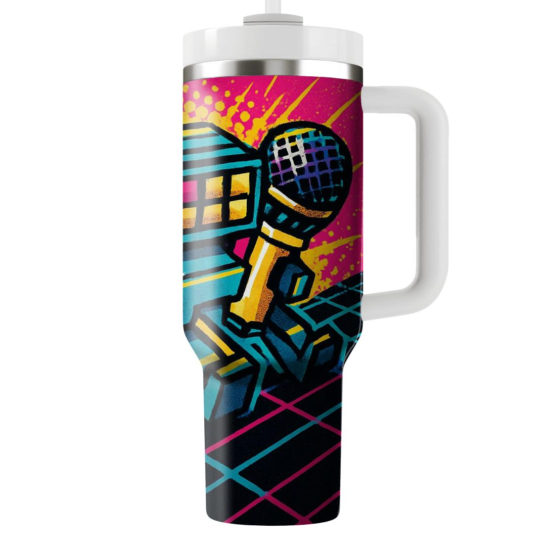 Retro Arcade Rhythm Parade custom tumblers