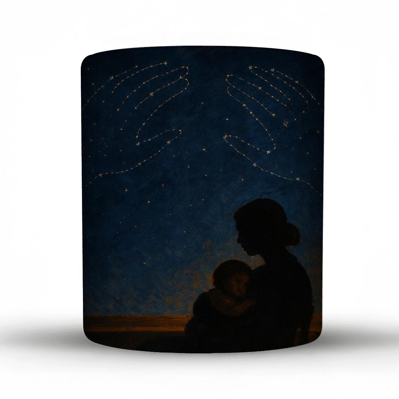 Constellation Lullaby The Night She Stayed Awake For You ceramic coffee mugs