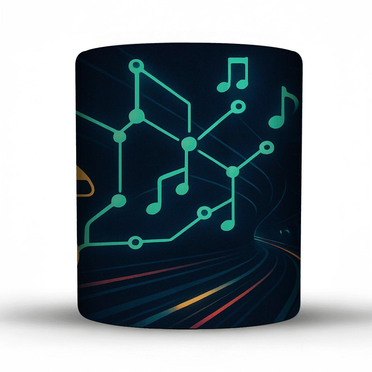 Brass And Neon Metro Jam insulated thermal mugs