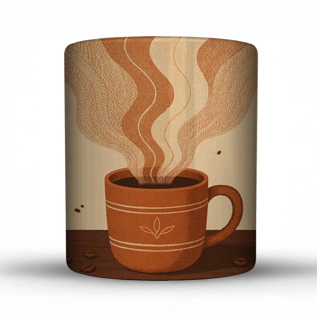 Steam Thread Tapestry ceramic coffee mugs