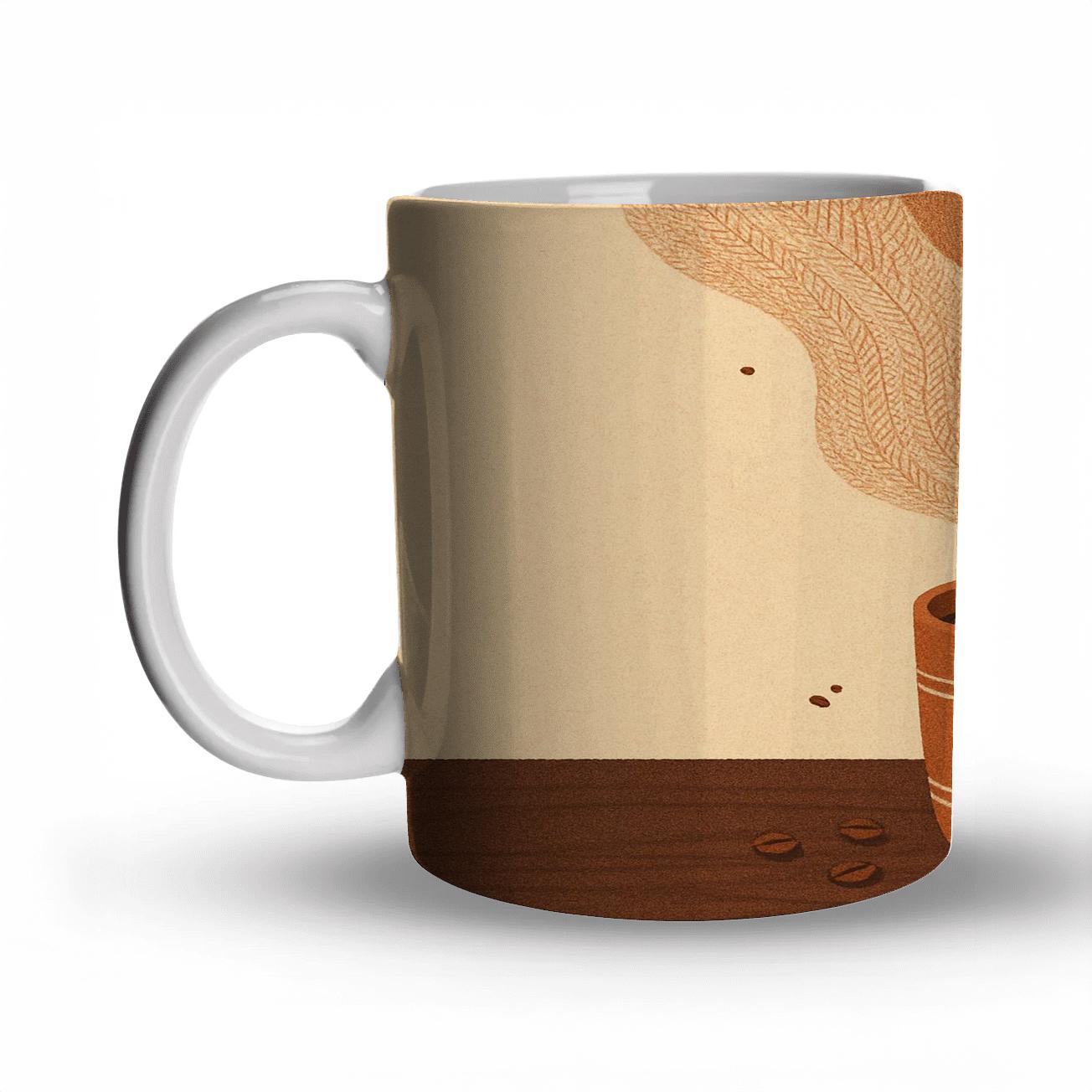 Steam Thread Tapestry ceramic coffee mugs