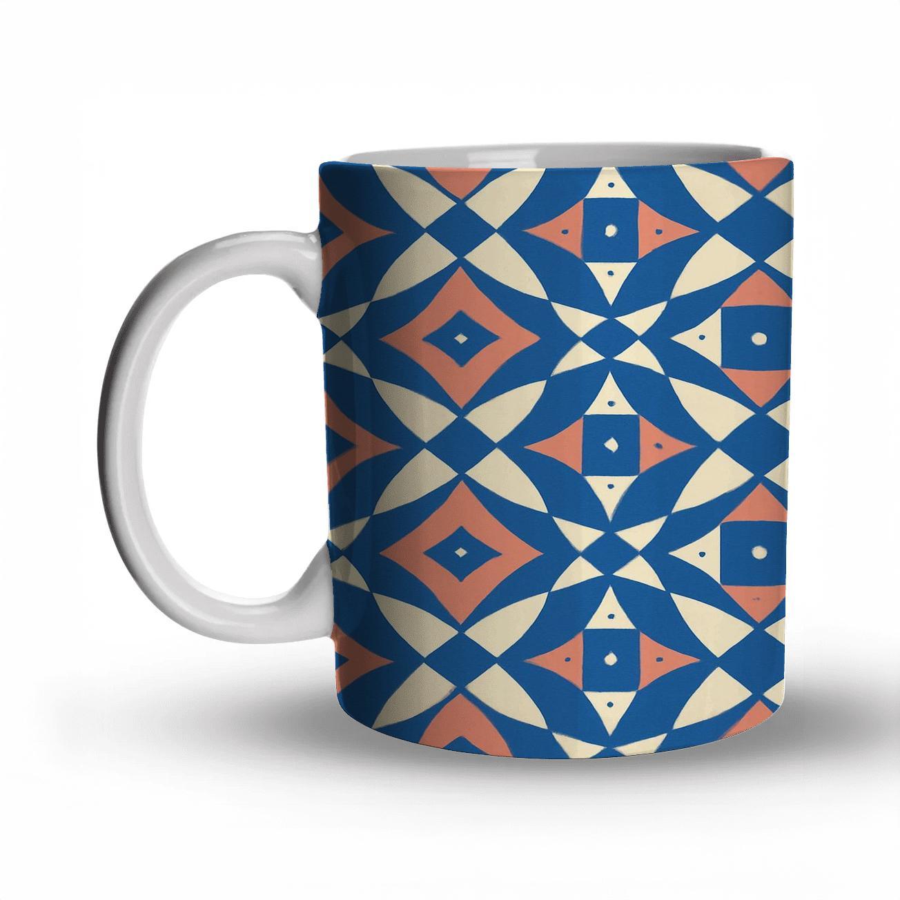 Orbiting Kite Tessellation premium drinkware mugs