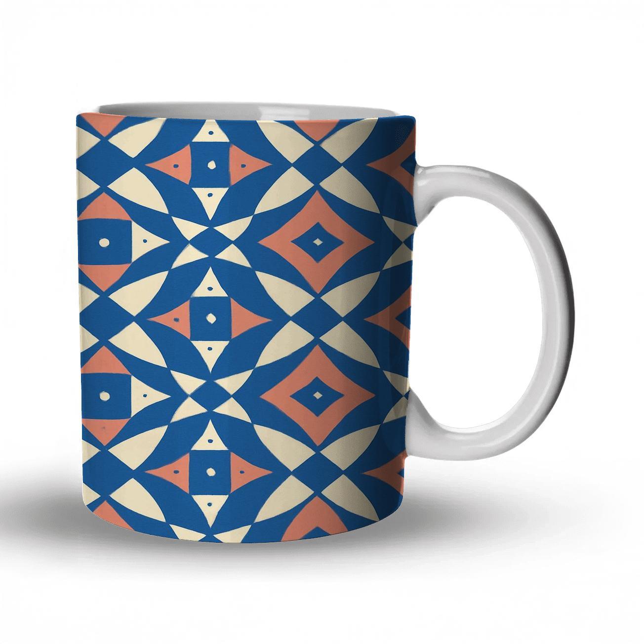 Orbiting Kite Tessellation premium drinkware mugs