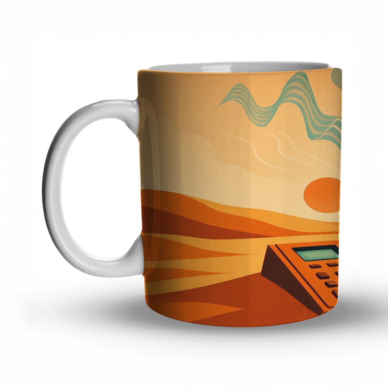 Desert Drum Machine Mirage decorative mug sets