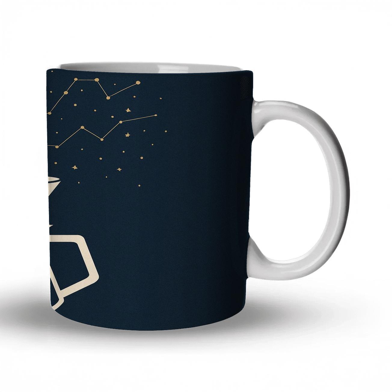 Pour Over Constellation Map personalized mugs