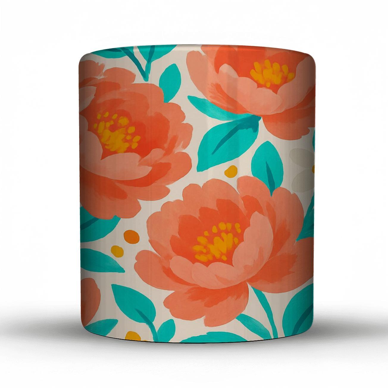 Citrus Peony Carnival gift mugs for occasions
