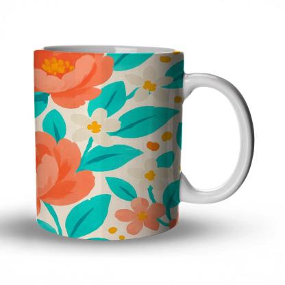 Citrus Peony Carnival gift mugs for occasions