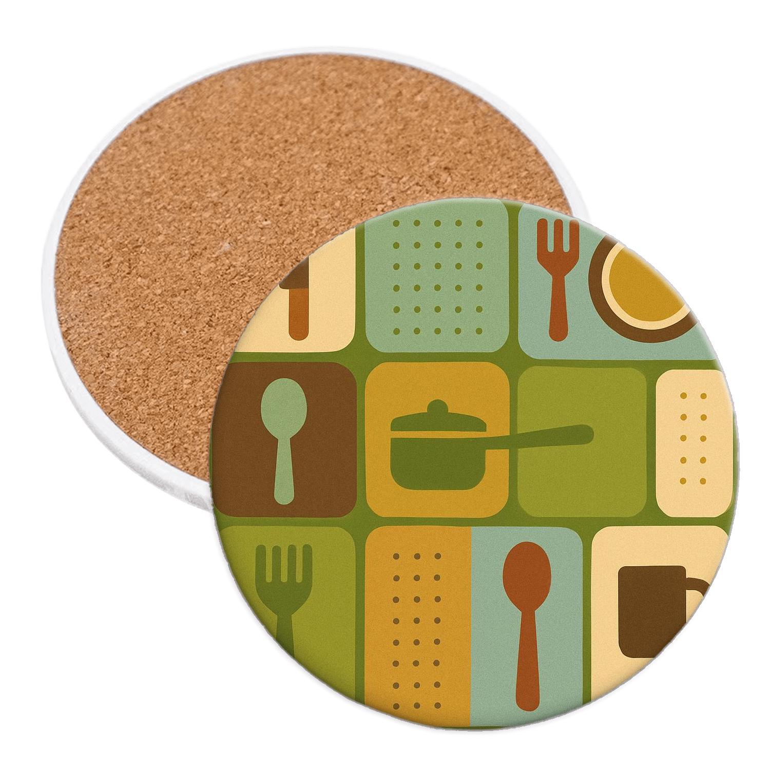 Mod Kitchen Tiles Revival stone coaster collections