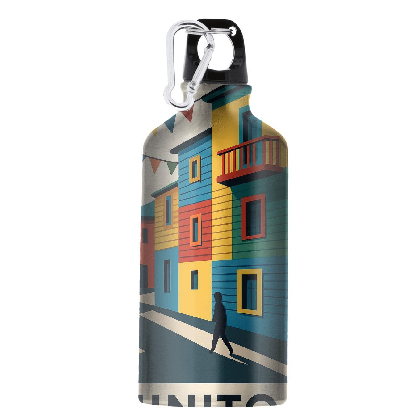 La Boca Caminito Street Buenos Aires portable sports bottles